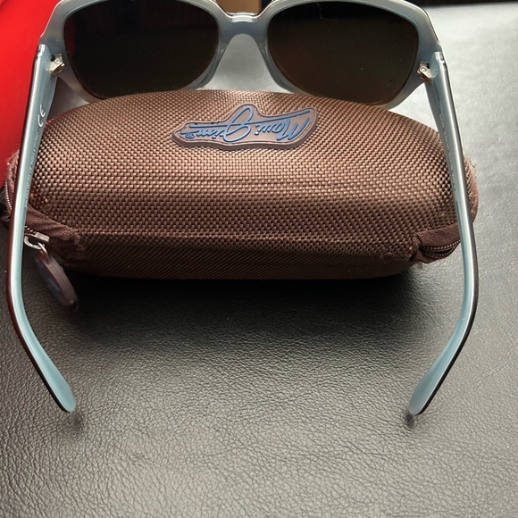 Maui Jim Brown Tortoise Shell Sunglasses with Dark Lenses main image 5